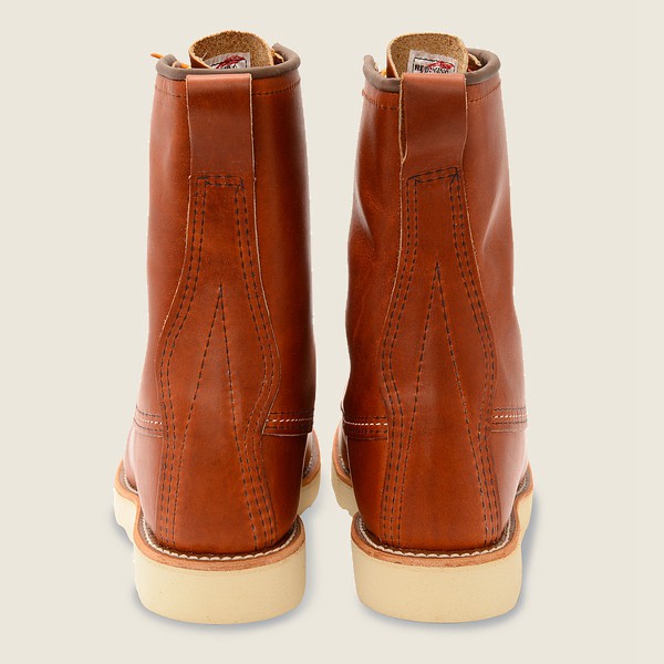 Red Wing Heritage Bot Erkek - Classic Moc – 8-Inch Legacy Deri - Kahverengi - 82LAUDXHO